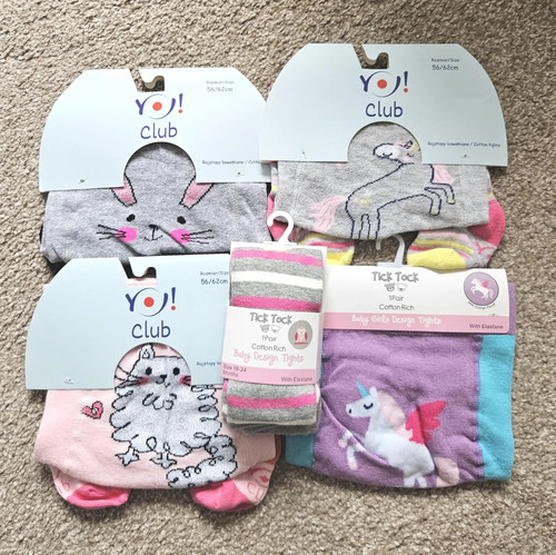 Baby girl tights assorted job - baby,