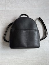 Osprey Leather Backpack Black