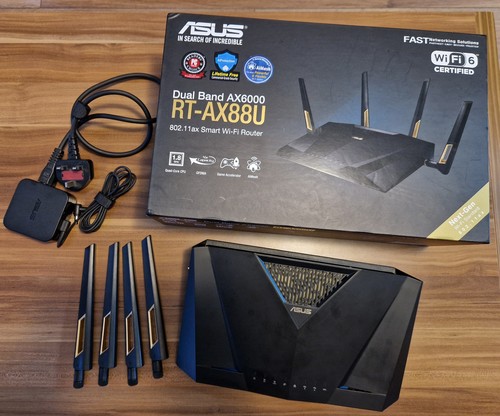 Asus gaming wifi router 88u - gaming, ax-88u