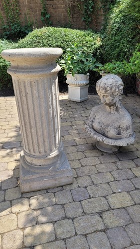Classical bust and column - classical,