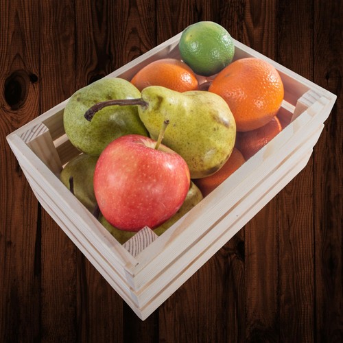 Wooden slatted crate - slatted,