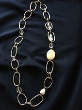 Vintage Jaeger  fashion jewellery  pebble chain necklace  44cm (34in) 