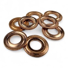 8 Copper Fuel Injector Washers For Land Rover Defender 200Tdi & 300Tdi 1990 1998
