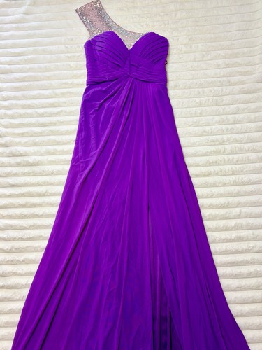 Femme purple one shoulder - femme,