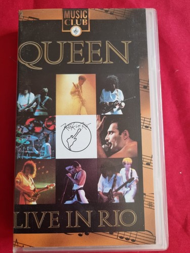 Queen live rio vhs video - live, in