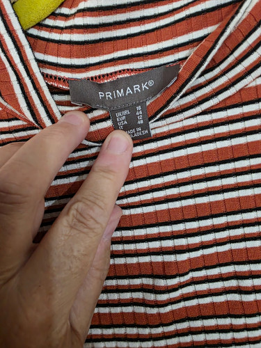 Primark rust white - primark, rust/white/black