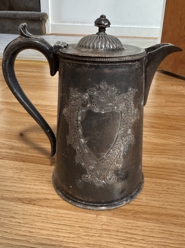 Antique silver plate coffee - silver,