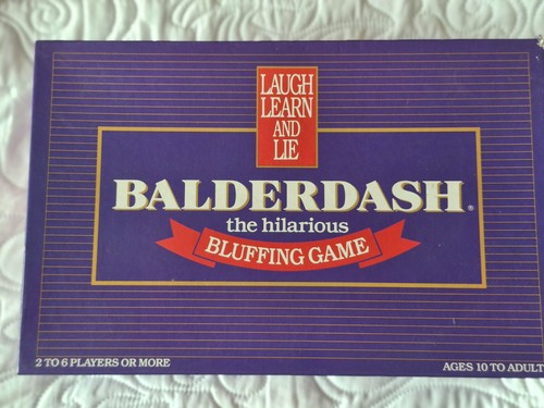 Balderdash board game the - balderdash,