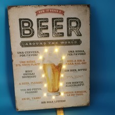 Beer Around The World LED Wall