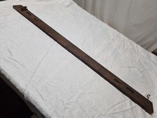 Antique Wooden Slatted Venetian Window Blind Top Wood Fitting , Width = 45.25"