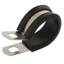 Rubber lined clips clamp - rubber, p