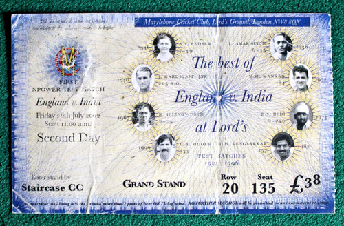 England india test - v, match