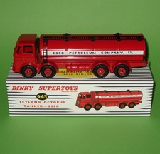 Dinky (Atlas) / 943 Leyland Octopus Tanker 'Esso' / Boxed
