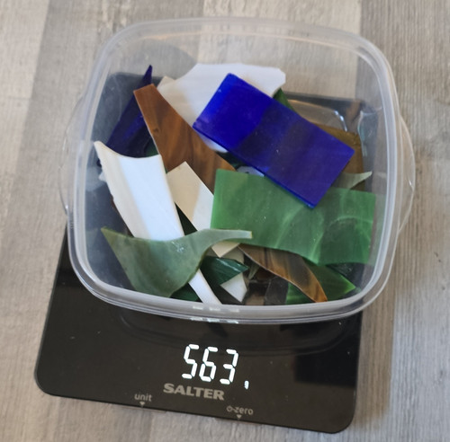500g stained glass - 500g,