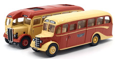 Corgi Bedford OB Coach & AEC Regal Bus 1/50 Diecast Models 97063 Yelloway