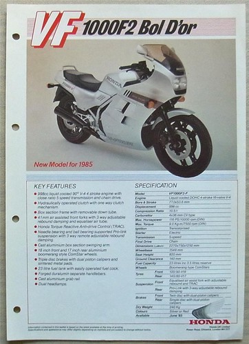 Honda vf1000f2 bol or - vf1000f2, d'or