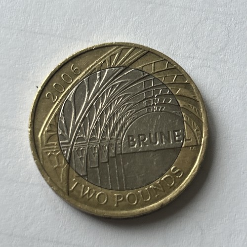 2006 pound coin - coin, brunel