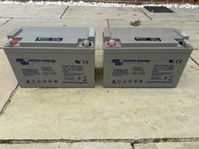 2 Victron Energy Gel Deep Cycle Batteries 12V 110Ah (BAT412101104)