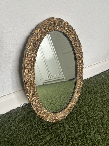 Vintage attewell oval mirror - vintage,