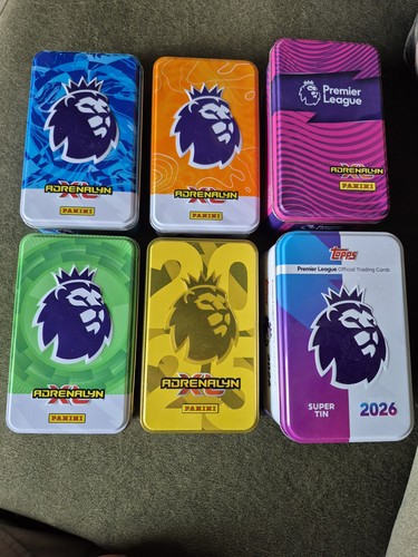 Premier league empty tins - league,