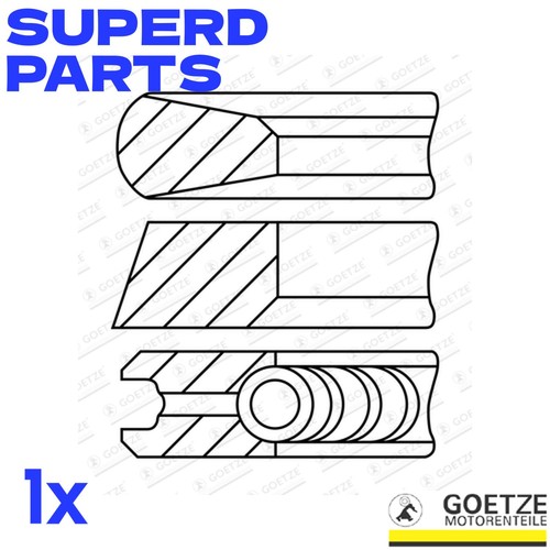 Piston ring set 3 5 - 2, 5-3