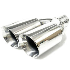 Twin Exhaust Tip Trim Pipe