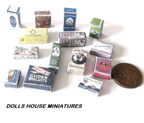 Victorian grocery boxes - ,