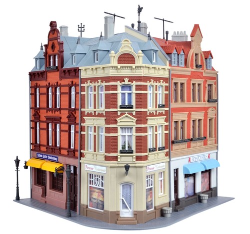 Kibri 38355 corner house - h0,