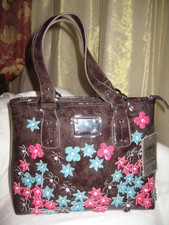 MOVE MODA BROWN MOTTLED PATENT