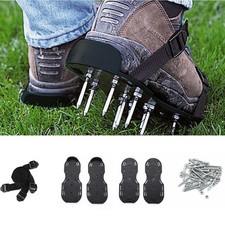 29 x13cm Spikes Pair Lawn Garden Grass Aerators Aerating Sandals Shoes Durable