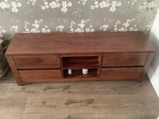 Next dark brown wooden TV cabinet
