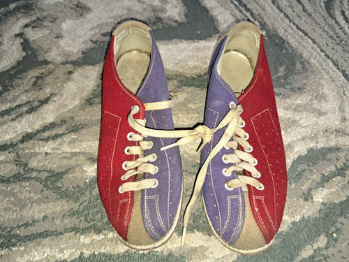 Vintage bowling shoes - bowling, velvet