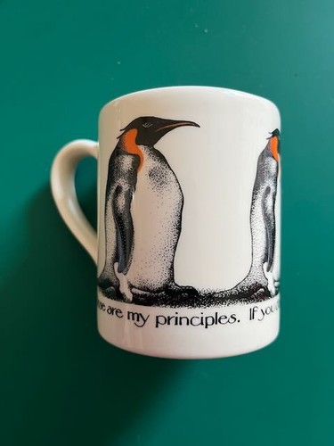 Vintage simon drew mug i - mug., 'i