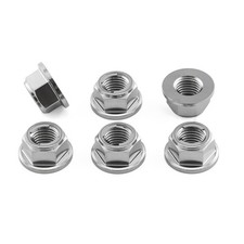 Titanium Sprocket Nuts M10