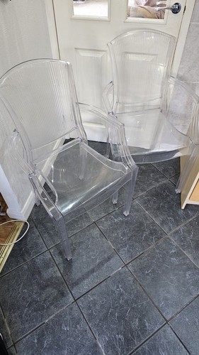 Dibichair ghost arm chairs - 2x,