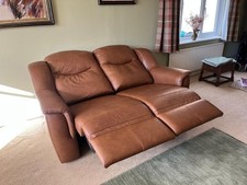 G Plan Firth 2 Seater Recliner Dallas Tan Sofa