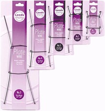 Wire Plate Hangers Black Wall Hanging Flexible Spring Display Art Decoration