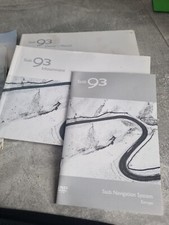 SAAB 93 OWNERS MANUAL HANDBOOK BOOK PACK SALOON ESTATE CONVERTIBLE MK2 2003-2008