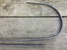 LANCIA FULVIA COUPE S1/EURO MODELS-PAIR IMPERFECT FRONT CHROME TRIMS-NEED TLC