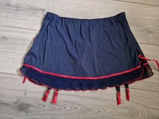 BNWOT Vintage Ann Summers Military Service Skirted Suspender Thong Size 10-12