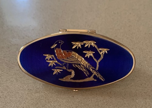 Vintage stratton pheasant blue - vintage,