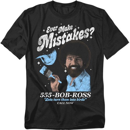 Bob ross mistakes unisex - mistakes,