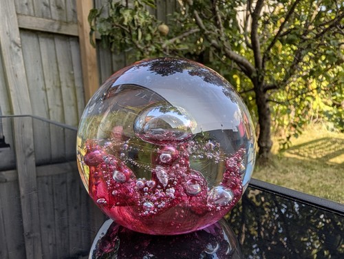Selkirk glass paperweight ruby - selkirk,