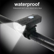 Headlight Bike Bicycle Head Light Front Light Cycling USB Rechargeable LED light