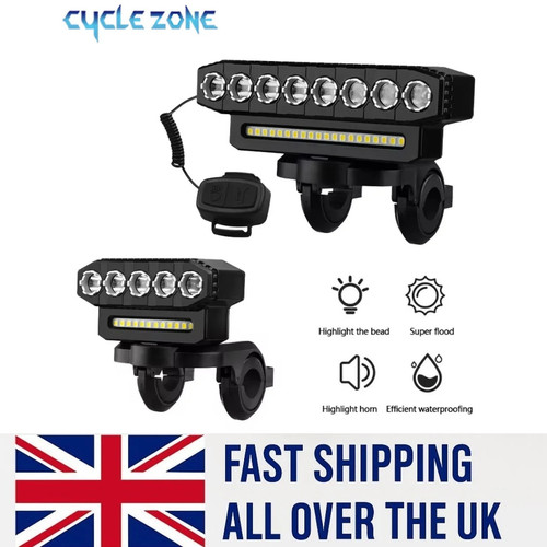Powerful rechargeable led bike - rechargeable,