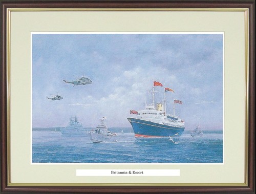 Royal yacht framed print - framed,