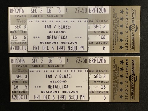 Metallica rosemont horizon - rosemont, horizon-