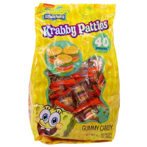 Krabby patties gummy - candy, 40