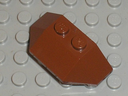 Lego star wars redbrown wedge - star,