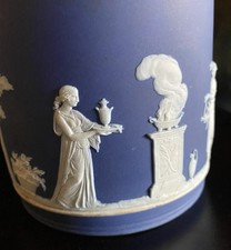 19th C WEDGWOOD Blue Jasper